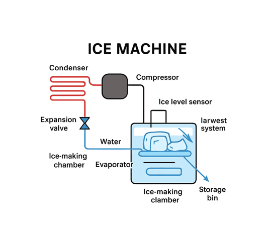 How an Ice Machine Works: The Principles Behind Ice Production